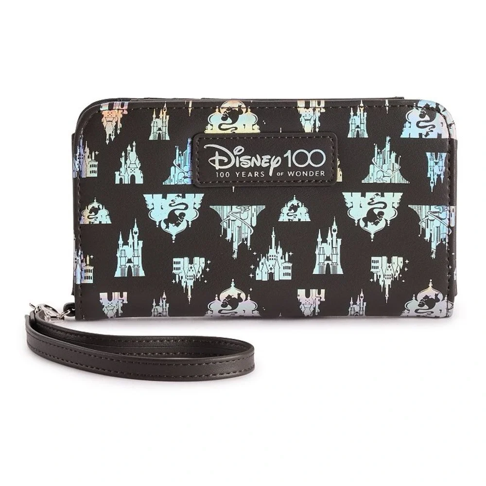 NWT Disney 100 Castles mini backpack & tech wristlet